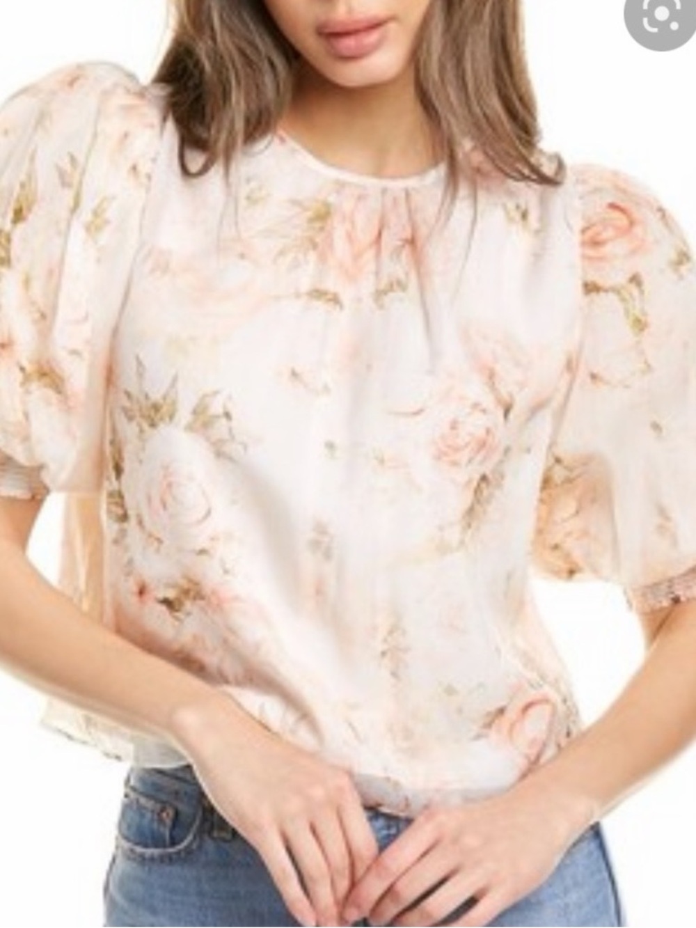 Divine Heritage floral top
